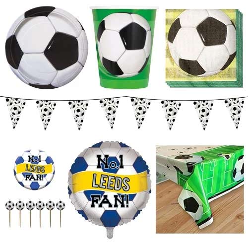Leeds Football 8 Person Deluxe Party Pack Product Image